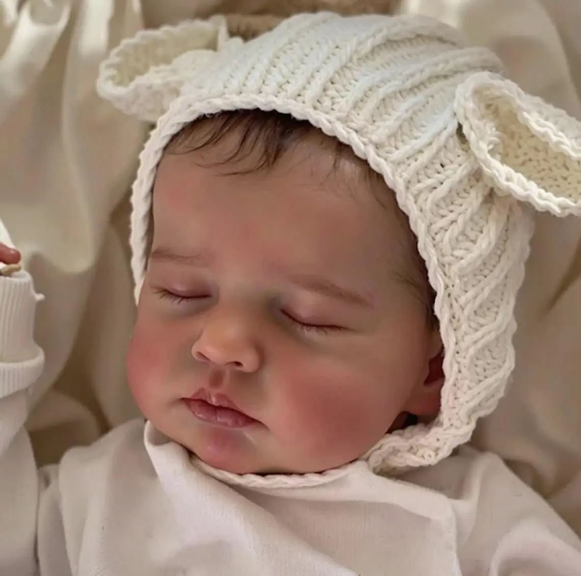 NPK 49CM Loulou levensechte pasgeboren babypop realistische herboren in slaap full body 3D huid zichtbare aderen hoge kwaliteit handgemaakte verzamelen