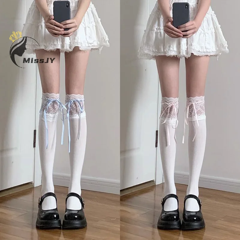 JK-Calcetines deportivos cómodos de algodón blanco para mujer, medias de media caña, estilo japonés, Lolite, estudiante