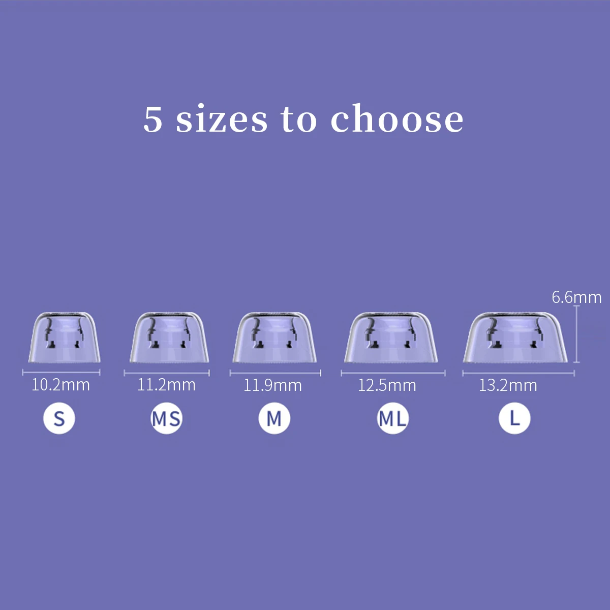 مانعة للانزلاق TWS مضادة للحساسية اللاتكس الأذن نصائح ل ممن لهم انكو الحرة 2 W51 W31 سماعات الأذن نصائح Mifo O7 سماعات لاسلكية حقيقية #5