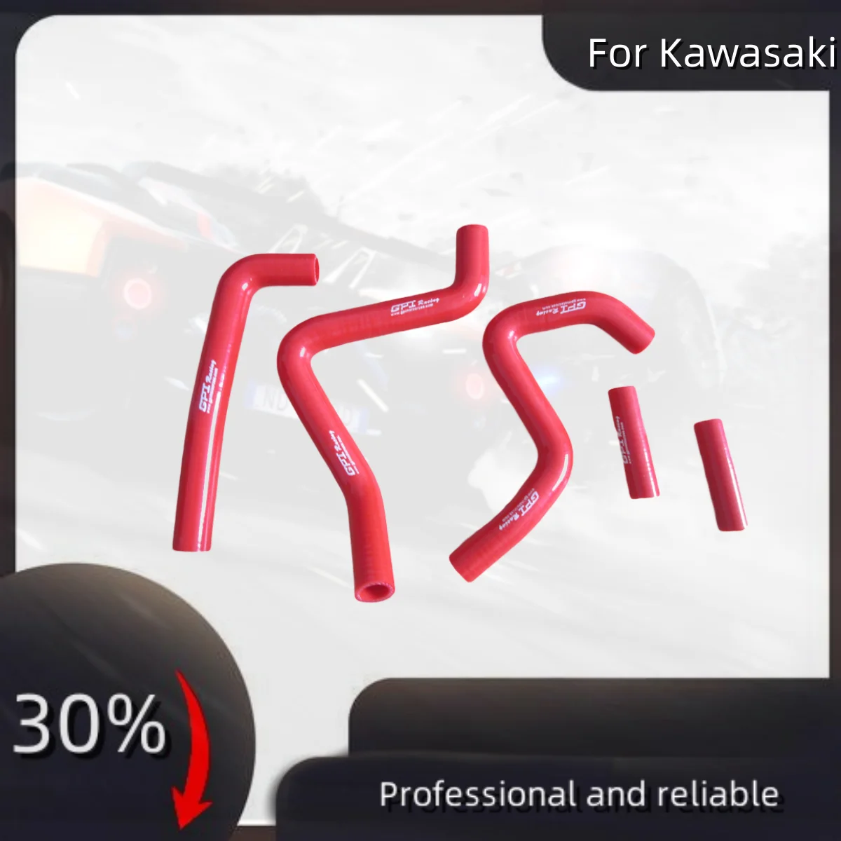 

For Kawasaki KX250 1994-2002 KX 250 Silicone Radiator Hose Pipe Tube Kit 1994 1995 1996 1997 1998 1999 2000 2001 2002