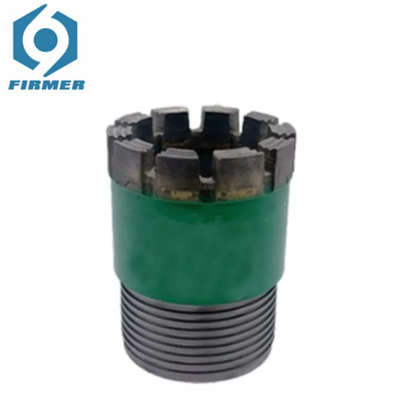 Broca de núcleo de diamante para minería de hormigón, taladro de núcleo de diamante impregnado HQ NQ PQ, 46mm