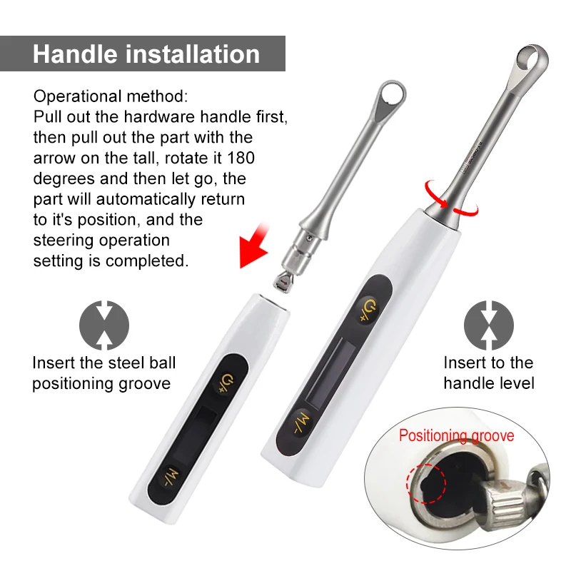 Dental Universal  Implant Torque Screw Driver Wrench Colorful Screwdriver Repair Tools Kit Electronic Torque 10-40Ncm Wrench