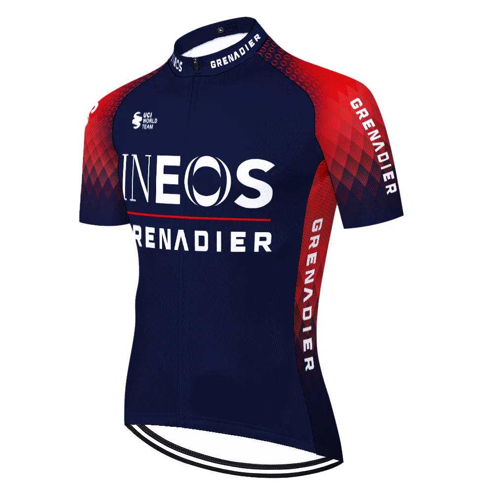 2023 INEOS GRENADIER koszulka rowerowa z krótkim rękawem camisa ciclismo wielerkleding heren camisetas mtb tricota odzież rowerowa tenue