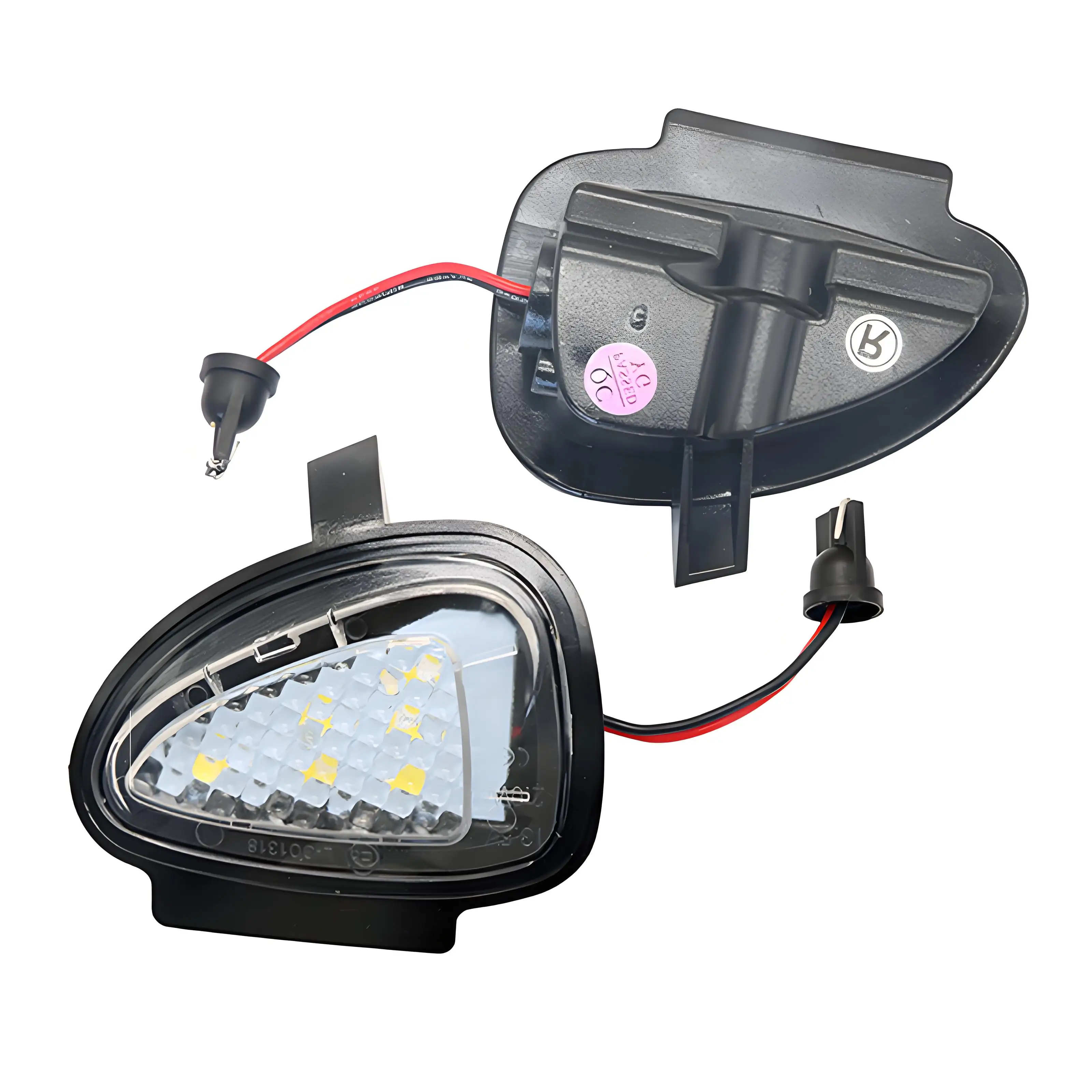 폭스바겐 VW 골프 GTI MK6 6 MKVI 투란 2008-2014용 흰색 LED 사이드 미러 하부 퍼들 라이트 플로어 램프 자동차 액세서리 2개 썸네일 3