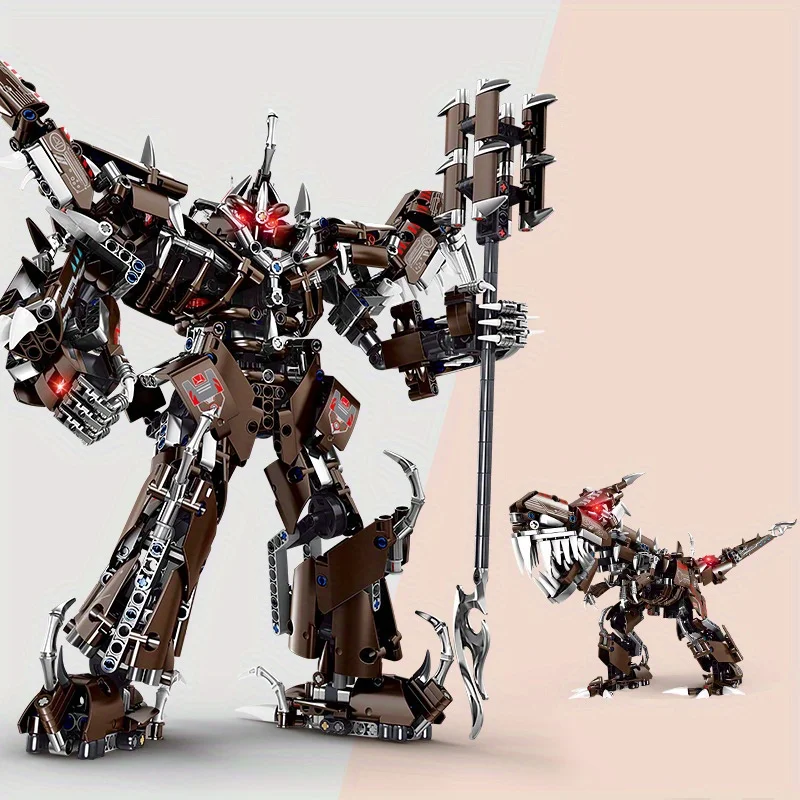 Mech 2 in 1 Shape-shifting  Small particle building block assembly building blocks  toy gift