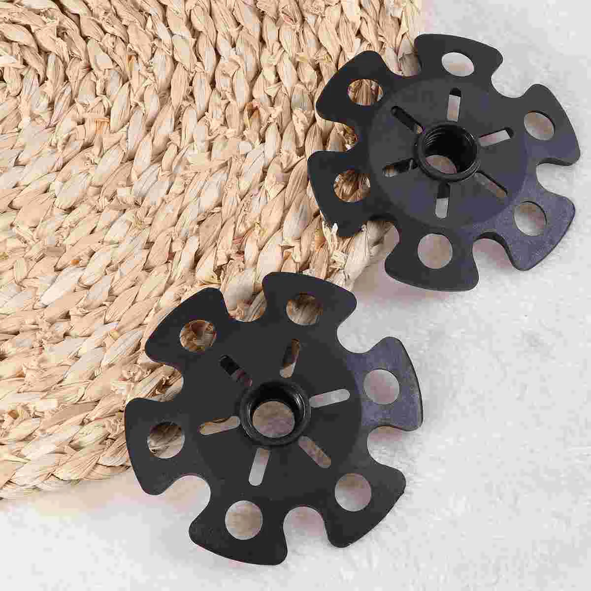 10 Pcs Automatic Travel Hiking Accessories Stick Trekking Pole Clamp Snow Flake Basket
