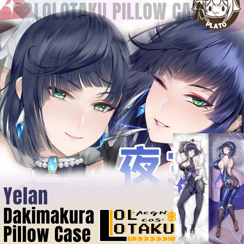 

Yelan Dakimakura Genshin Impact Game Sexy Pillowcase Full Body Hugging Cushion Cover Otaku Home Bedding Pillow Case Decor Gift