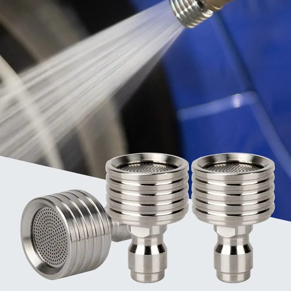 

1/4 Quick Connect Car Washing Nozzle Stainless Steel High Pressure Shower Blades Small Universal Universal Connection Nozzle