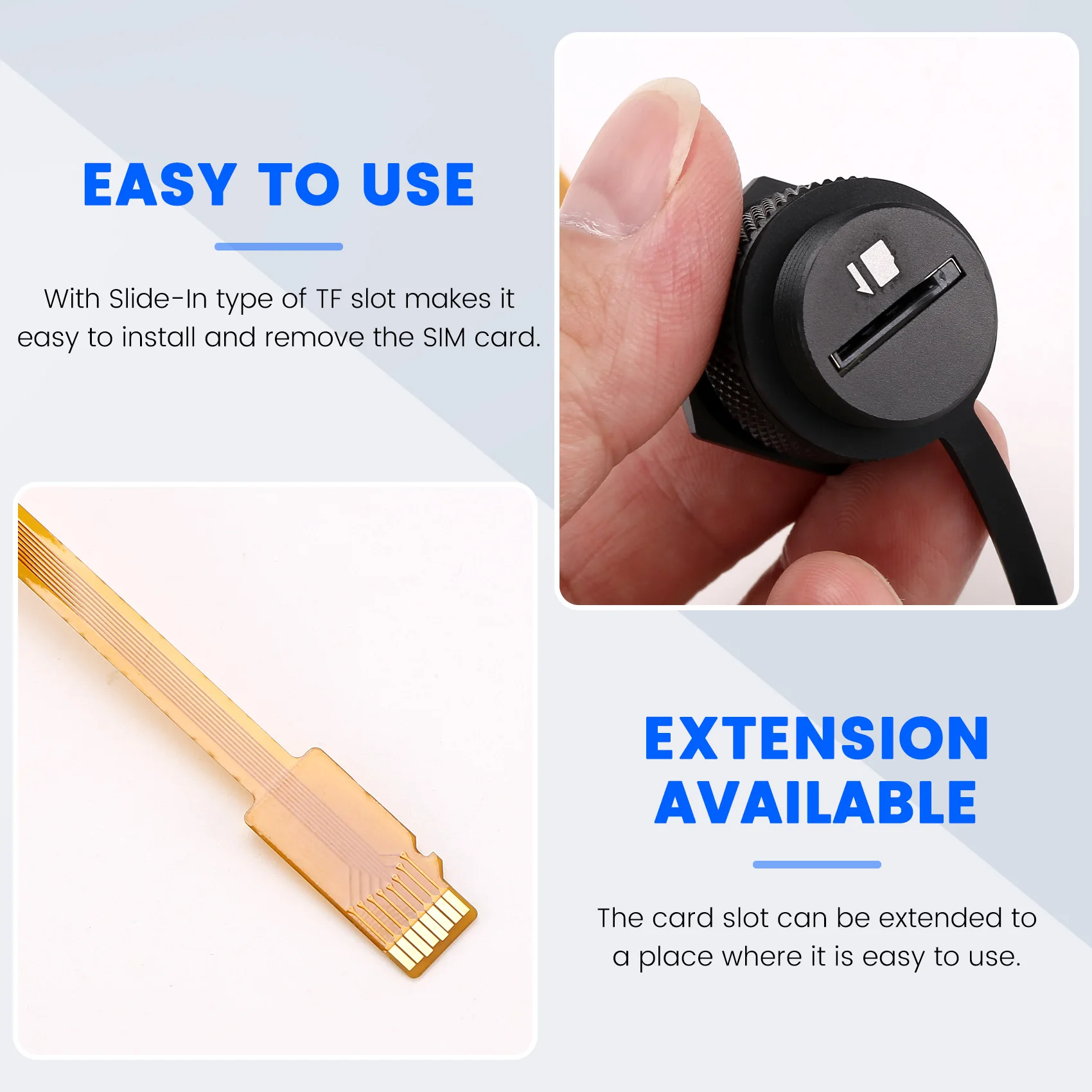 

ADEGBO-улучшенный для карты Micro-sd IP67 Удлинительный кабель для корпуса шкафа