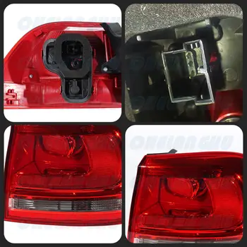 Pro VW Touareg evropská verze 2013 2014 2015 2016 2017 2018 pravé vnější LED zadní světlo do auta zadní brzdové světlo 10 nejlepší prodej LED zadní světla pro VW Touareg - №9
