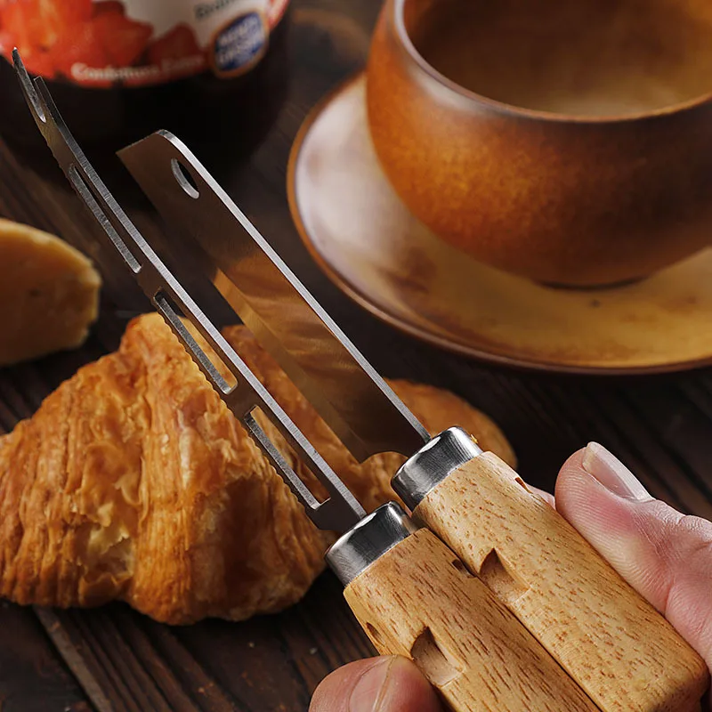 Cheese Cutter Stainless Steel Cheese Knives Butter Spreading Knife Cheese Slicerand Butter Cutter Charcuterie Board Tools