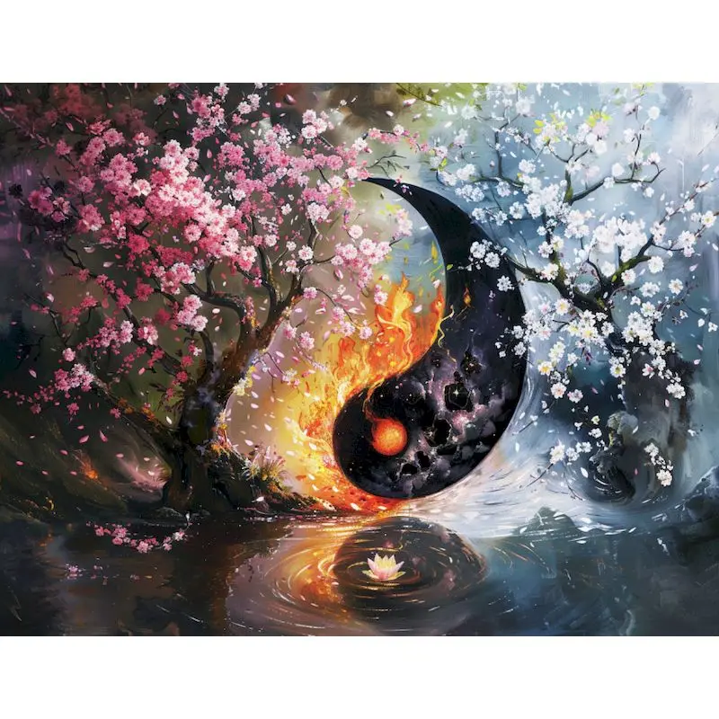 GATYZTORY Painting By Numbers Coloring Landscape Paint Canvas Picture Oil Painting By Number HandPainted For Adults Home Decor