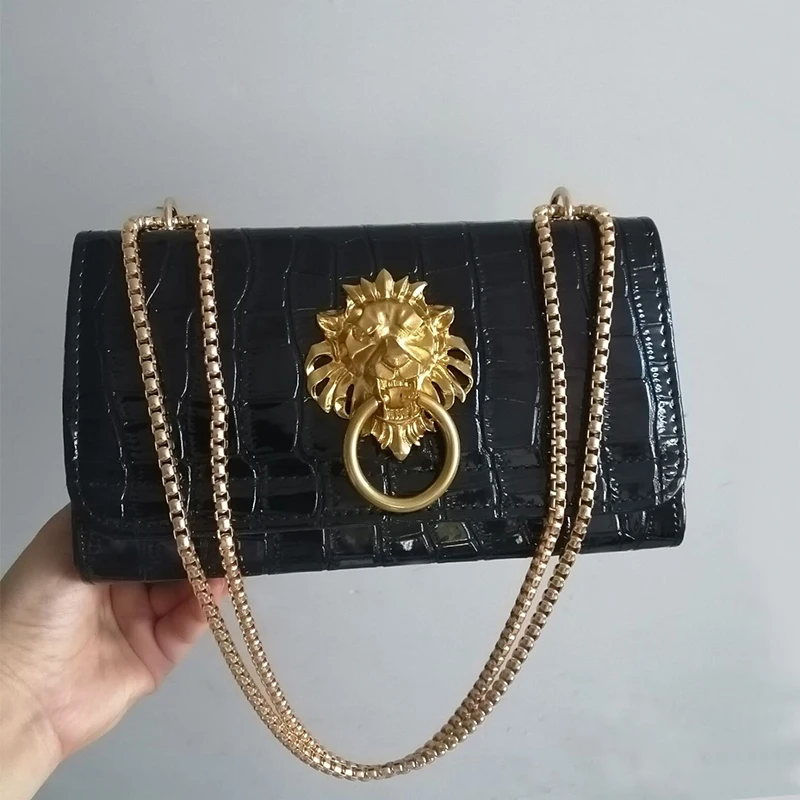 Handbags Snakeskin Luxury Brand Woman Bag New 2024 Korean fashion Shoulder Crossbody Bags Chain Handbag Brand Women Clutch Purse