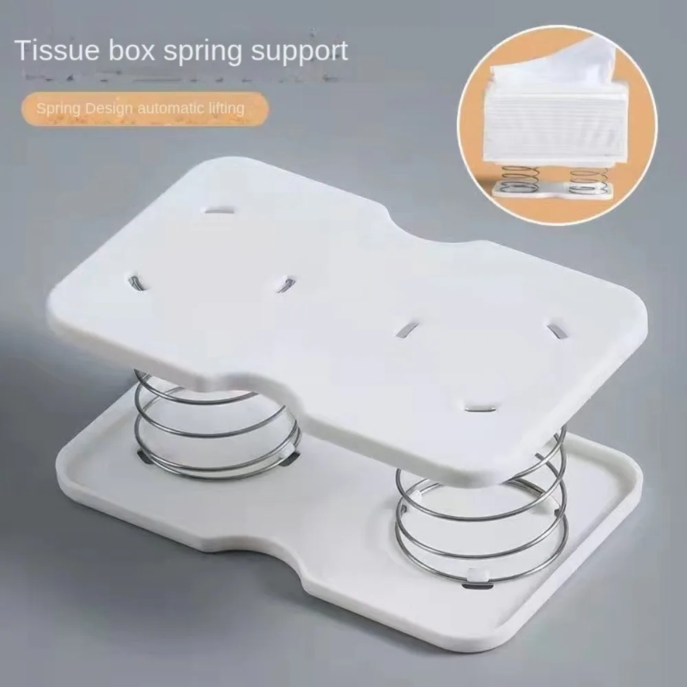 Plastic Paper Towel Spring Pallet Practical High Elasticity Double Springs Easier Bottom Paper Draw the Paper Accessories