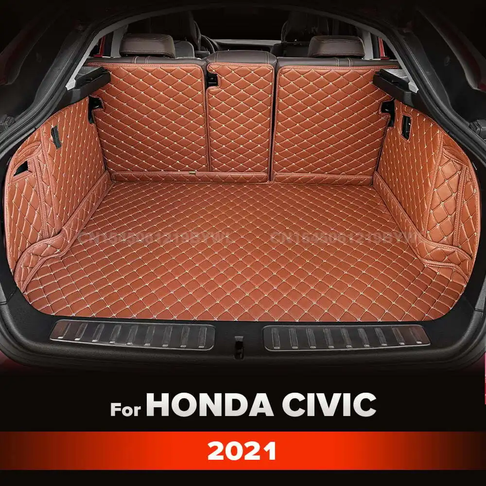 

For Honda Civic Hatchback 5-Seat 2021 Auto Full Coverage Trunk Mat Car Protective Pad Cargo Liner Interior Accessories
