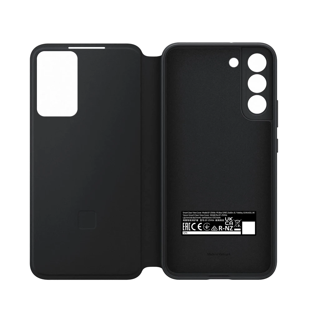 Oryginalne etui Samsung Galaxy S22 S-View Flip Cover EF-ZS901 Smart Clear View z okienkiem ochronnym dla Galaxy S22 — zdjęcie produktu 3