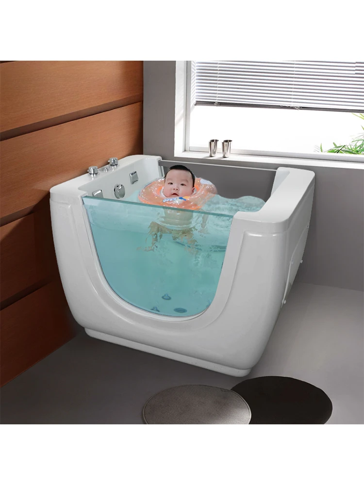 Acrylic swimming pool infant bath tub children's swimming pool swimming tank equipment