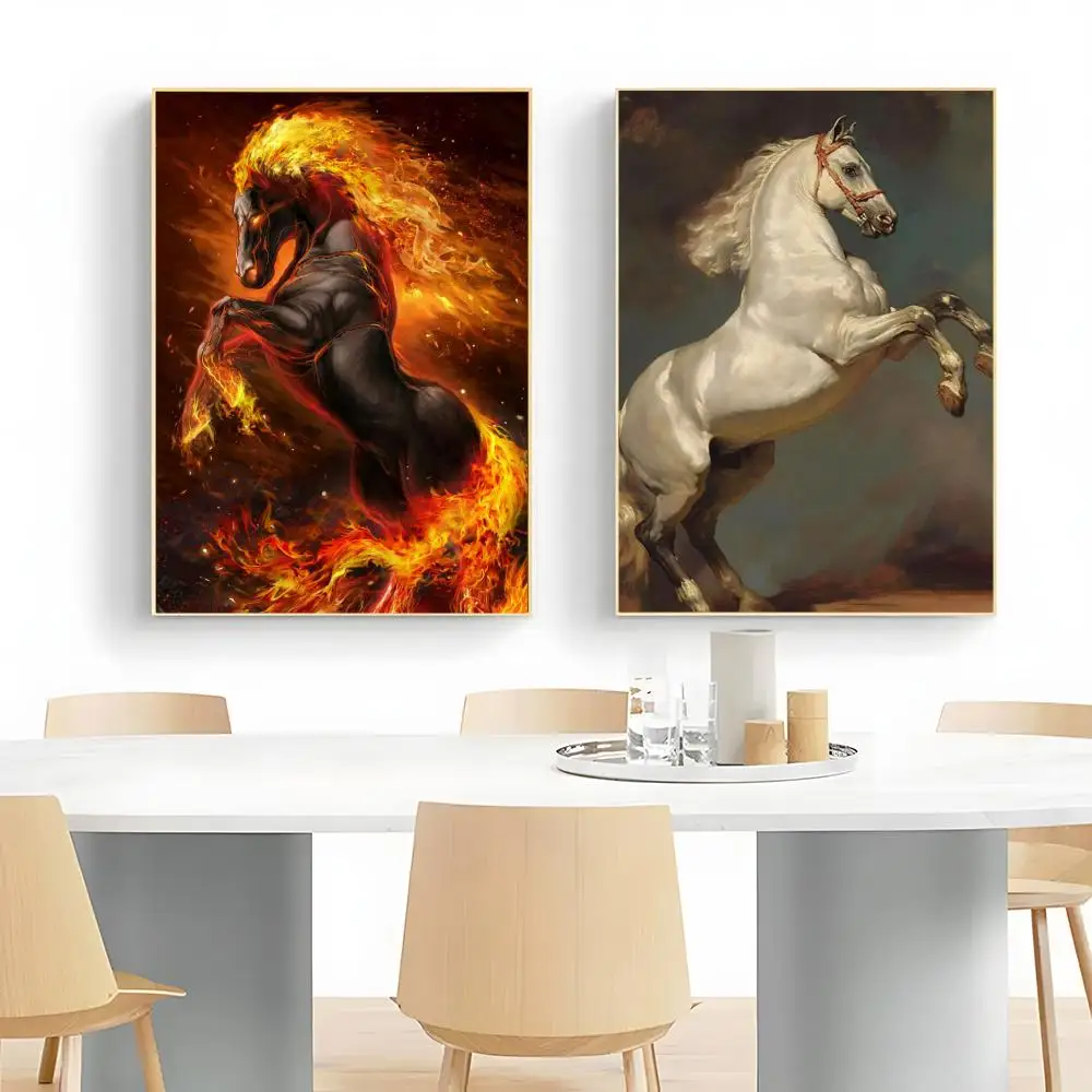 Majestic Animal Horse Poster Wall Art Print Decorative Mural Home Decor Gift Unframed