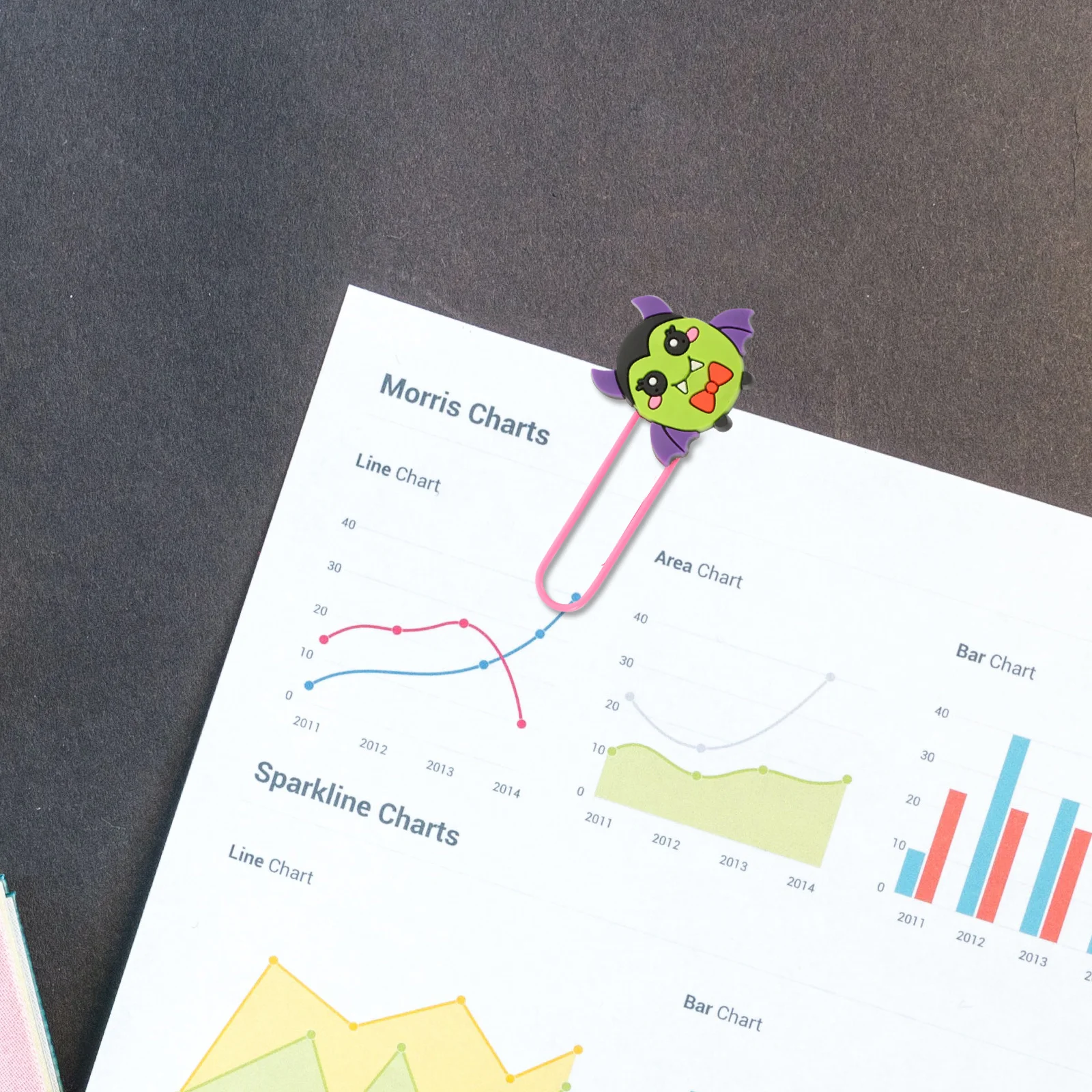 

20Pcs Halloween Bookmark Gift Paper Clips Halloween Party Favors Festival Bookmarks Bat Skull Pumpkin Ghost Decor