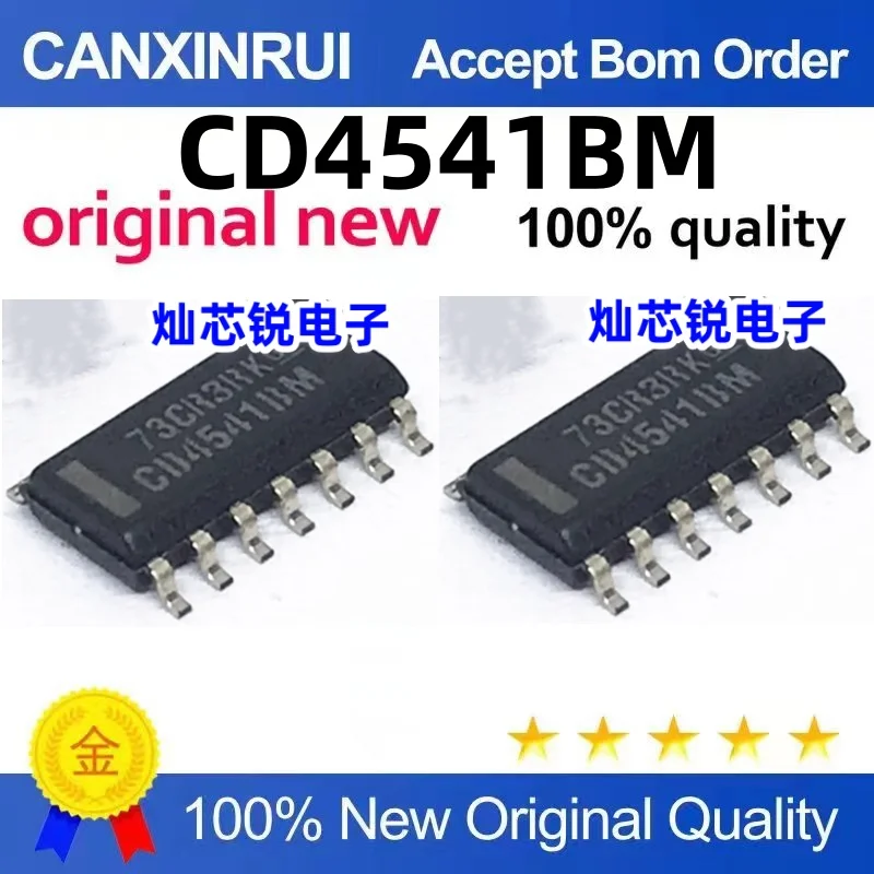 

（100 pieces）CD4541 CD4541BM HEF/HCF Programmable Oscillator/Timer Patch SOP-14