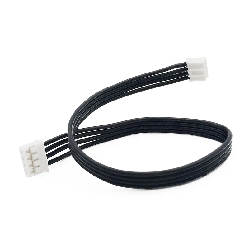 10PCS PH2.0 2.0mm Terminal Wire 4P Reverse Harness Male To Male Extra Soft High Temperature Resistance Silicone 4core Cable