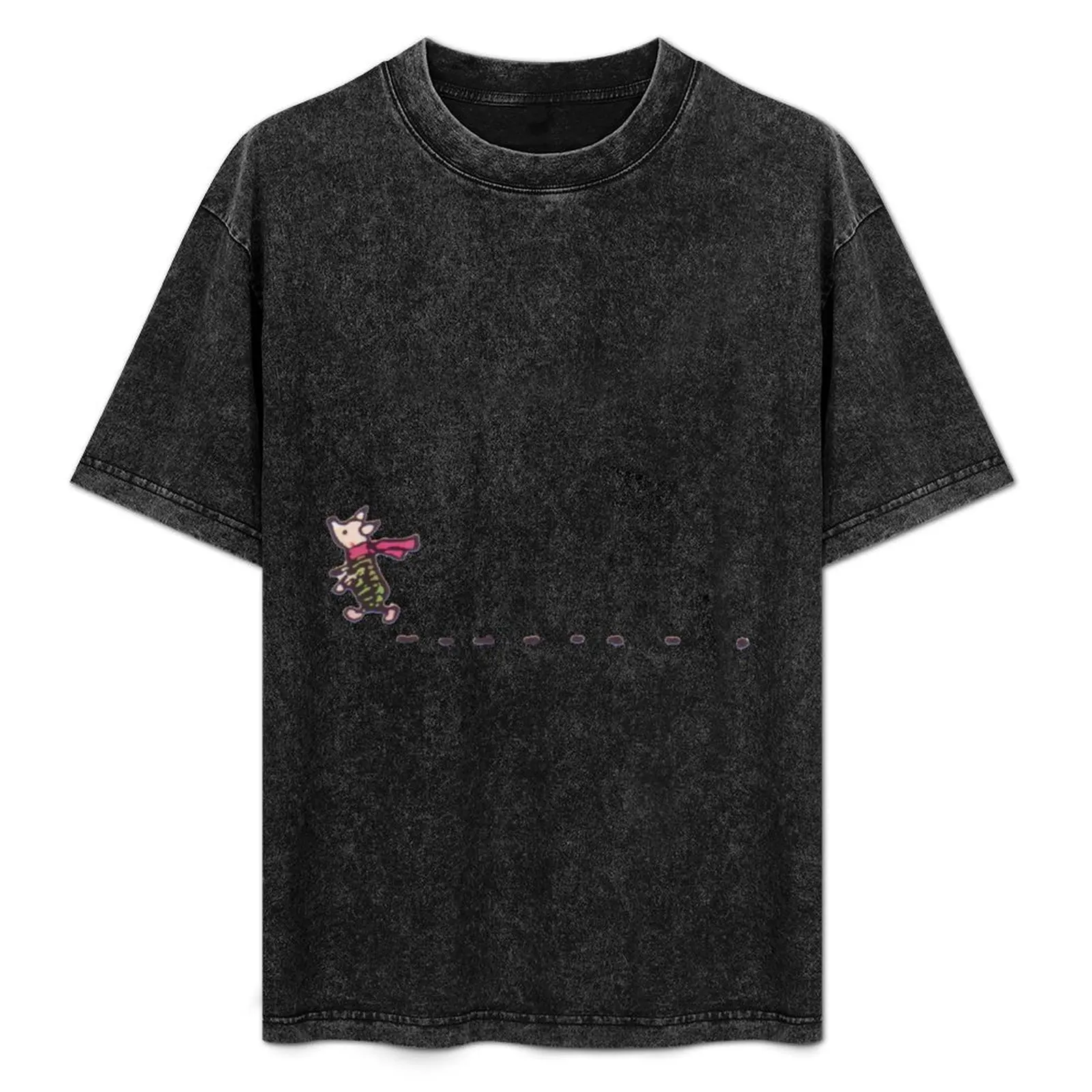 

Piglet Tracks T-Shirt Abstract Pattern Print Top
