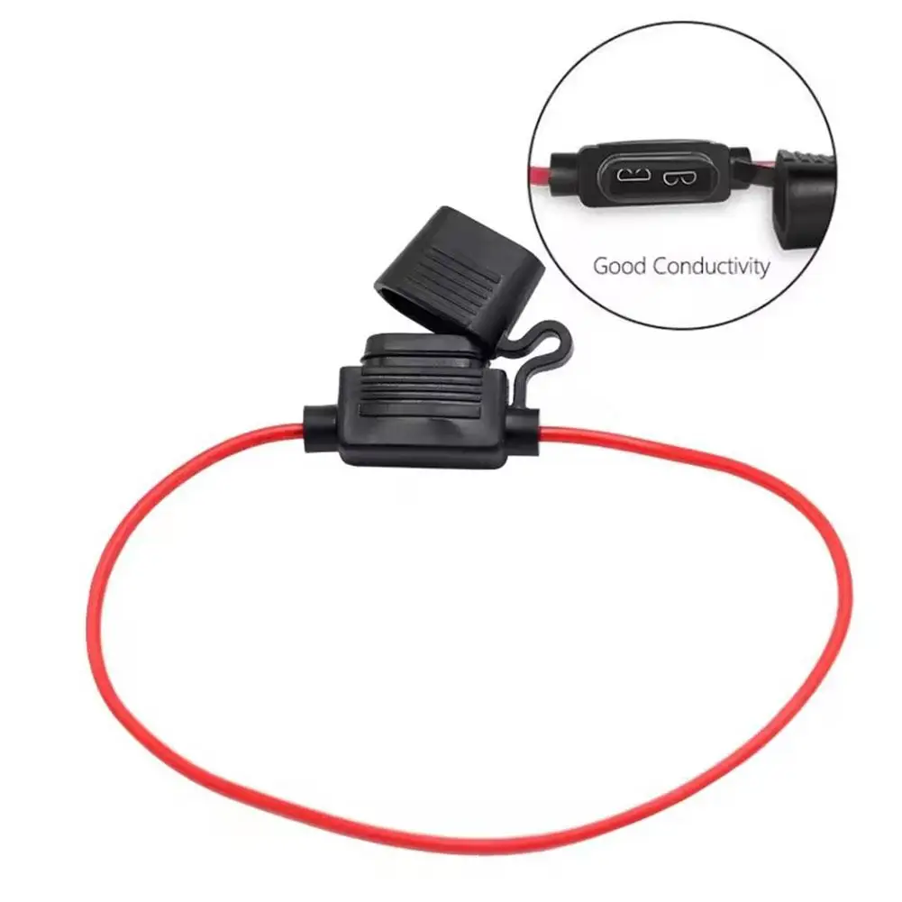 12AWG Automobile Fuse Holder Waterproof Car Insurance Box 12V 20A D.C. Motorcycle Fuse Box Equipment Accessories