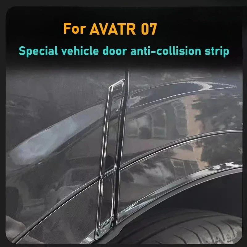 New High Quality Car Door Anti-collision Strips Hidden Body Protection Rear View Mirror Stickers Anti-scratch Exterior Accessori
