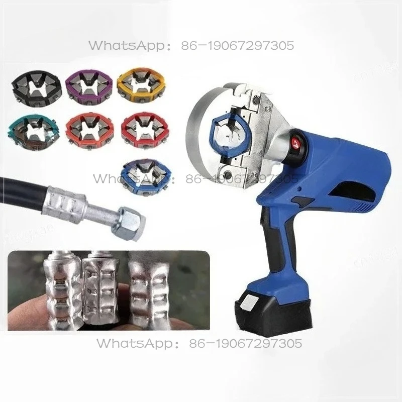 Portable Car Air Conditioning Pipe Repair Hydraulic Pliers Electric Tool Pipe Clamps
