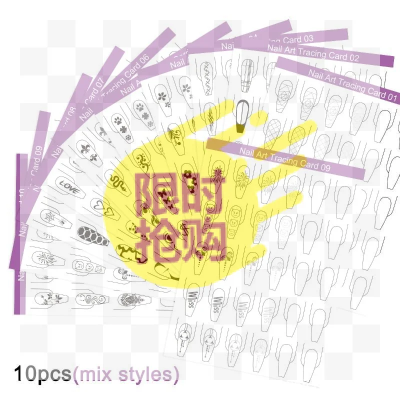 Resin Art Guide Free - 10 Piezas de Papel para Práctica