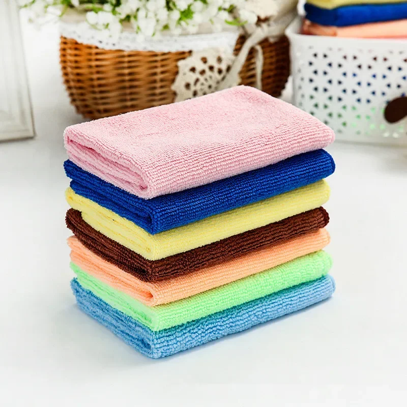 2 قطعة غسيل السيارات السيارات الجافة نظيفة البولندية القماش للمطبخ الأوساخ تنظيف 30x30 سنتيمتر المطبخ غرامة منشفة من الألياف الدقيقة تنظيف الملابس OK 0609