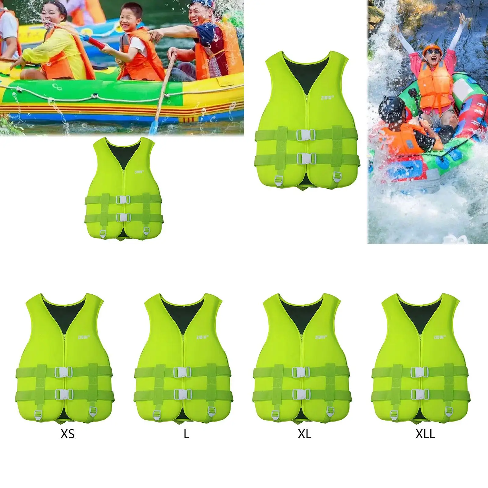 Neoprene Life Jacket Outdoor Swimming Vest for Boating Water Sport Surfing