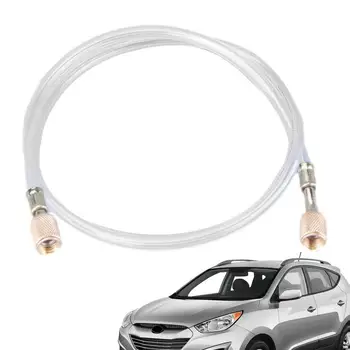 Manguera de refrigeración transparente para aire acondicionado de coche, tubo de rosca SAE 1/4, 1,2 m, R134, HVAC, 600-3000 PSI