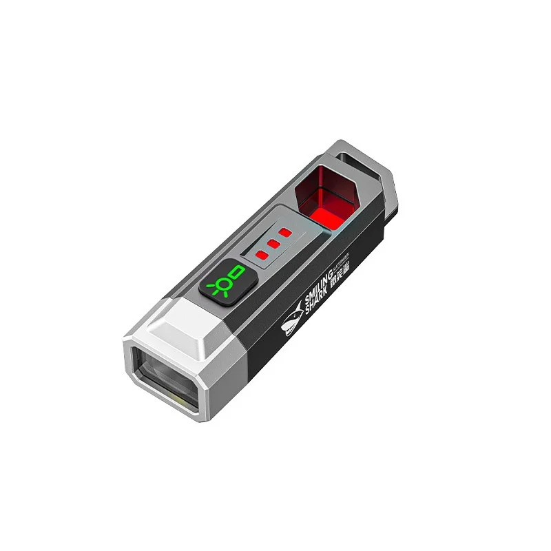 Mini Flashlight Keychain Light Red White Dual Light Portable Protective Hidden Camera Detector for Hotel Anti Peep Check