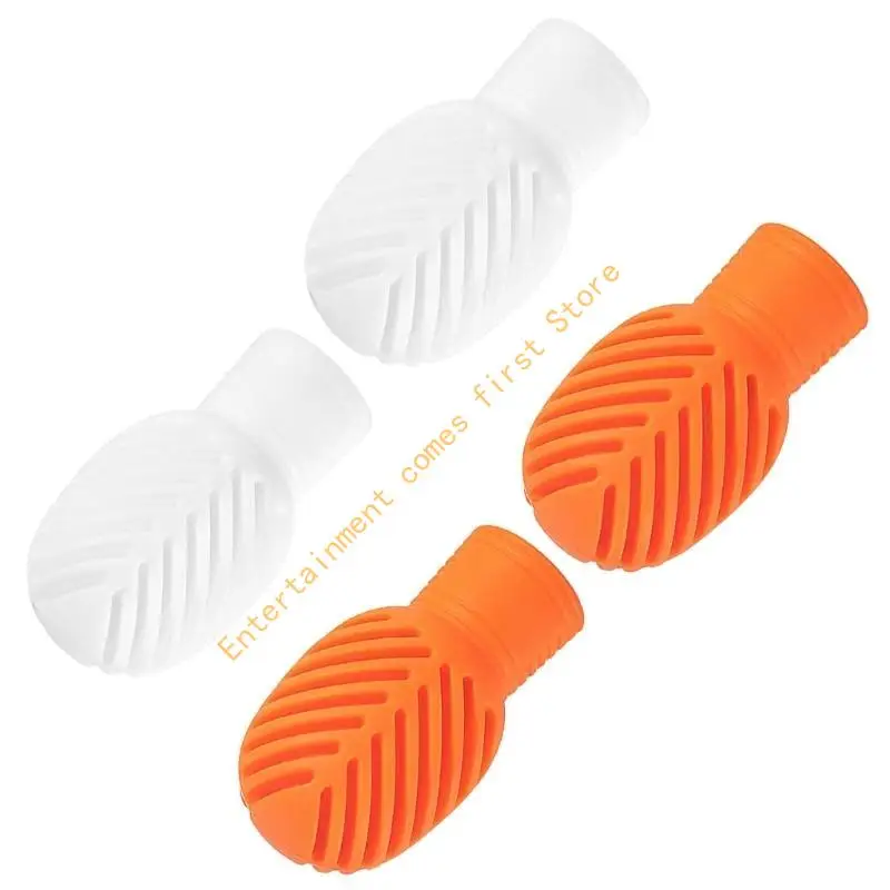 4Pcs Drumstick Dampeners Silicone Drumstick Mute Practice Tip Drum Dampener Musical Instrument Accessories Enduring 55KD