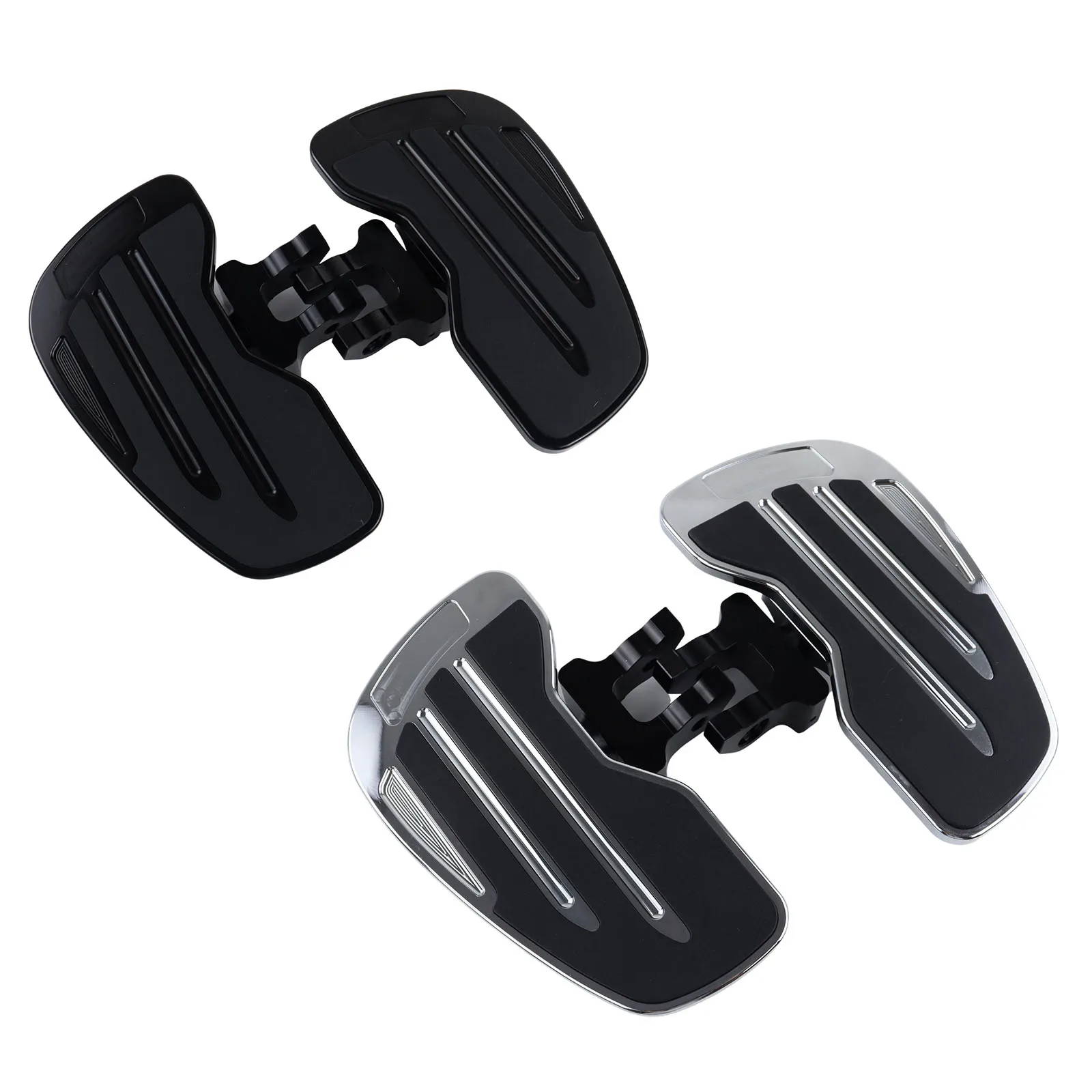 يصلح لسيارات BMW R 18 B R18B 100 سنة كلاسيكية R18 Transcontinental Driver Footboard Rider Floorboard Front Footpeg مسند قدم واسع #6