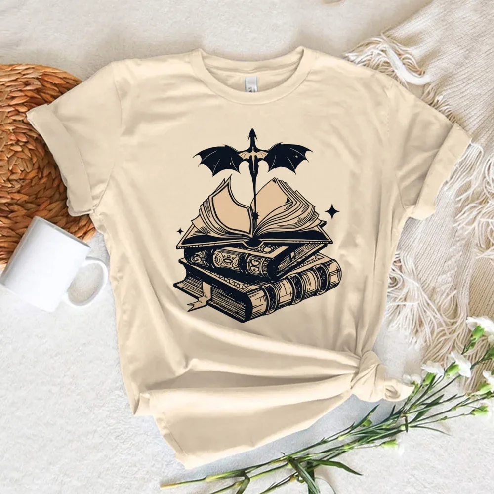 Fourth Wing t-shirts women summer streetwear Tee female designer clothing