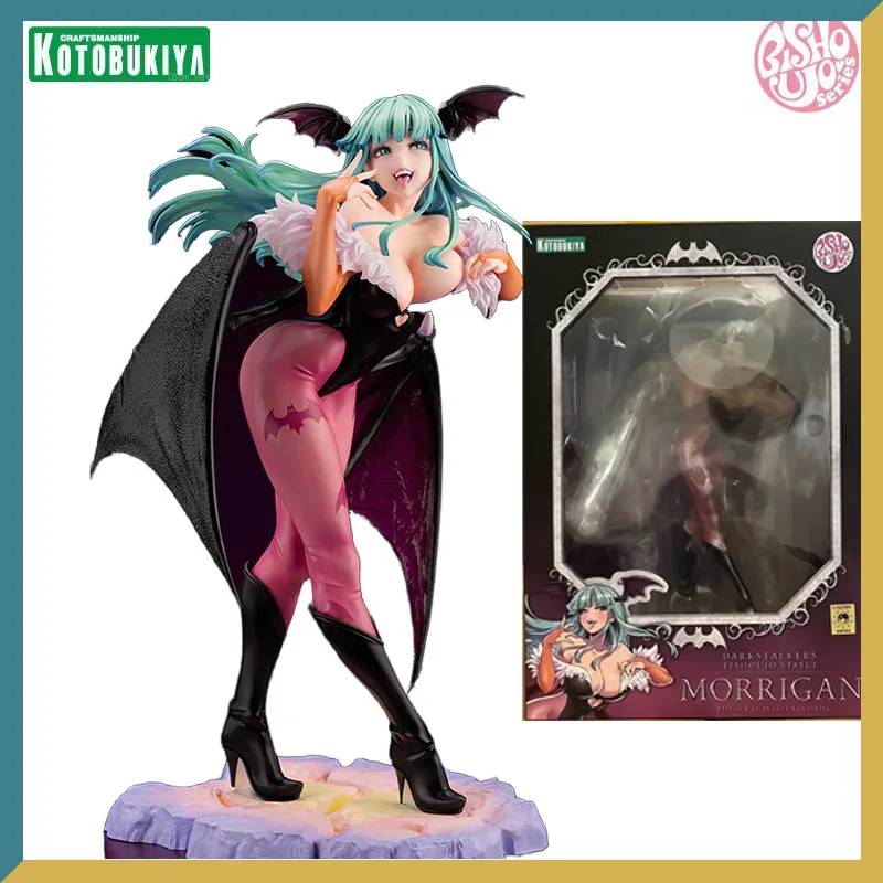 Kotobukiya GAME Morrigan Aensland Darkstalkers Anime Action Figure PVC  Model Toys Collectible Model Ornaments Gifts