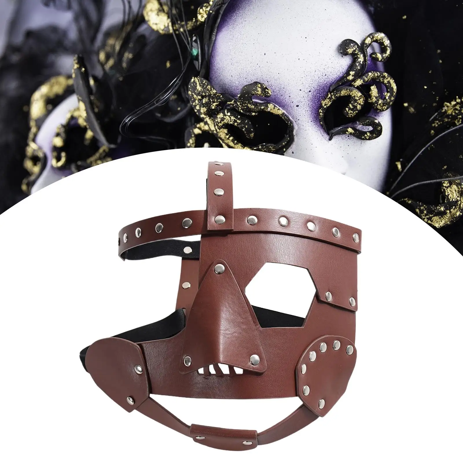 

Halloween Mask Fancy Dress Steampunk Novelty Face Mask for Party Prom Masquerade