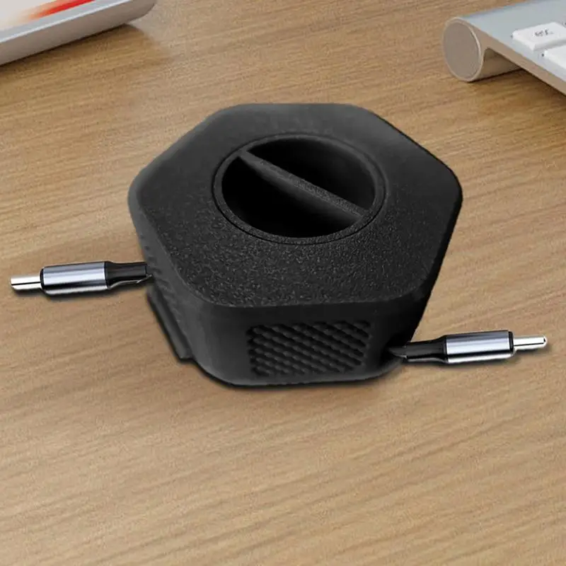 Fone de ouvido cabo organizador com impressão 3D, Carregamento cabo Winder, Desktop Organization, Winder Keeper, Armazenamento doméstico