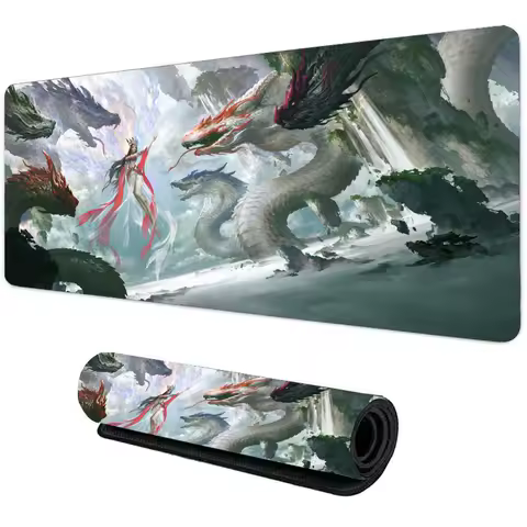 Big Gaming XXL mouse pad Desk mat girl Busilong Animation Mousepad Computer game player rug Home office computer game accessorys