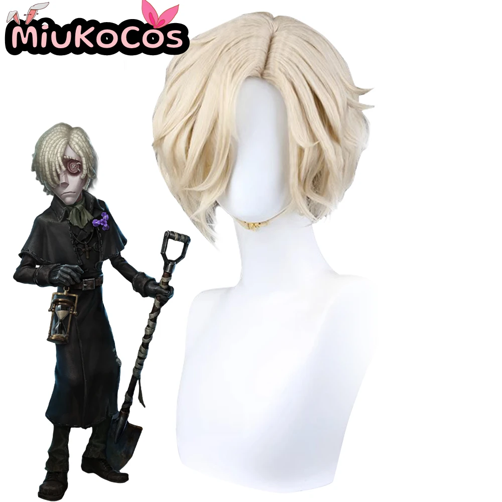 

В НАЛИЧИИ Grave Keeper Эндрю Крейс Косплей Парик MiukoCosplay Game Identity V Косплей