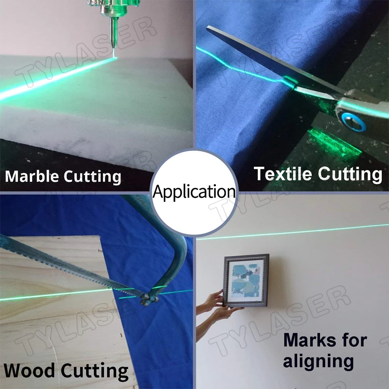 Laser Tech focalisable D12X45 mm, ligne verte 505nm, 5mw 10mw 20mw 30mw, profil d'infraction, lentille PMMA