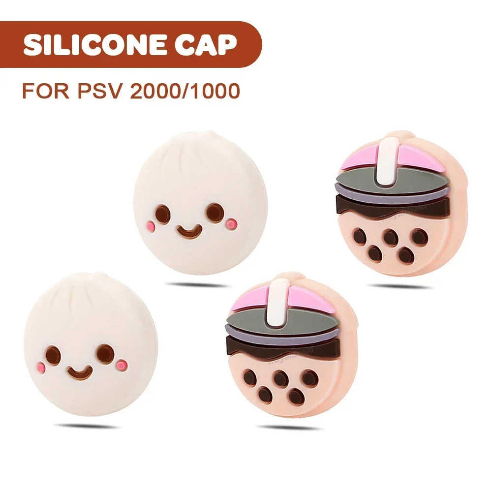 4PCS/Set For Psvita PS Vita PSV 1000 2000Joystick Protective Case Silicone Thumb Stick Rocker Grip Caps Joystick Cover