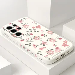 Floral Scent Phone Case For Samsung Galaxy S25 FE S24 S23 S22 S21 S20 Ultra Plus Note 20 Ultra 10 Plus Cover