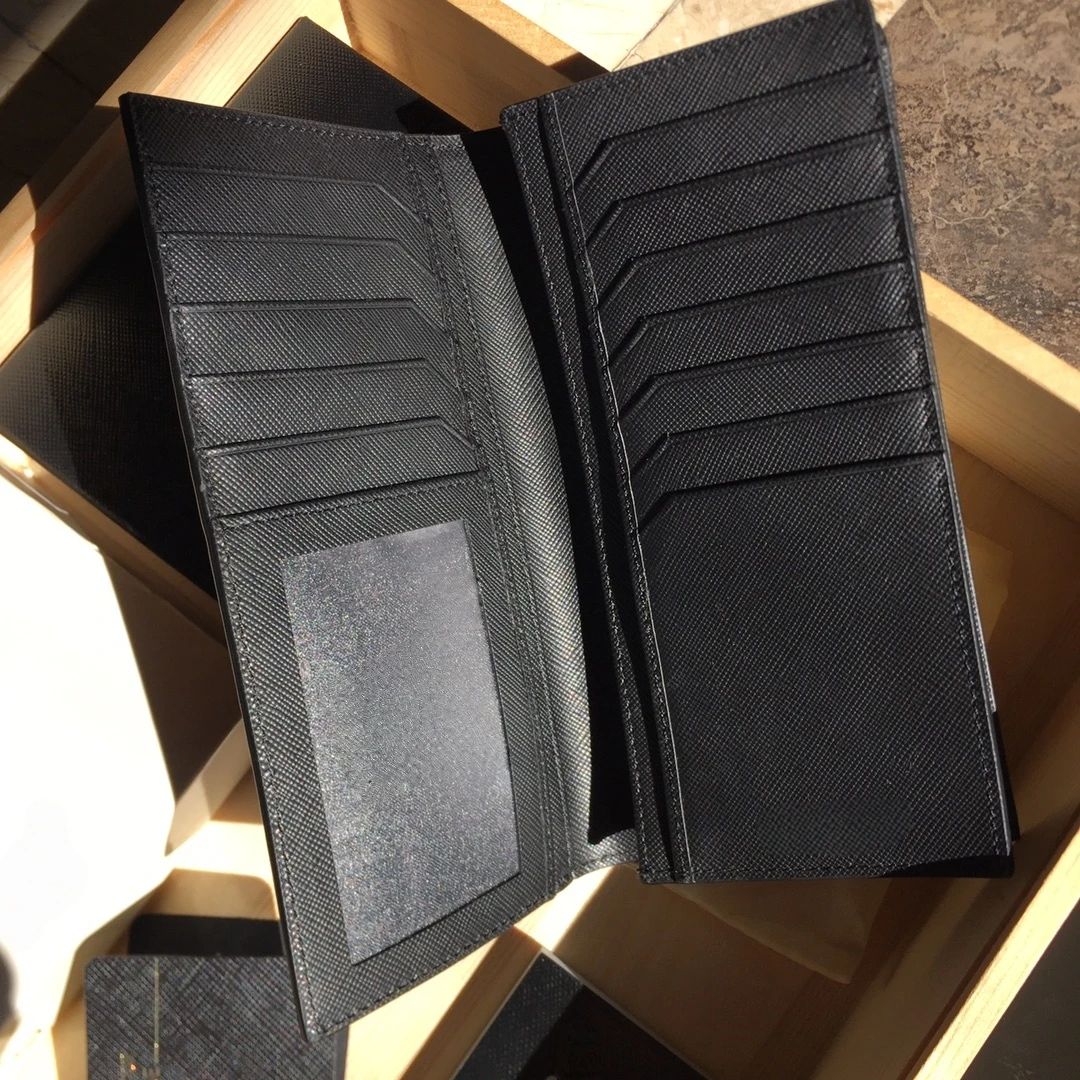 113207#189200 Handmade Suit Wallets Luxury Brand Leather Collection 4810 Westside Clutch Card Holder Money Clips Holiday Gift