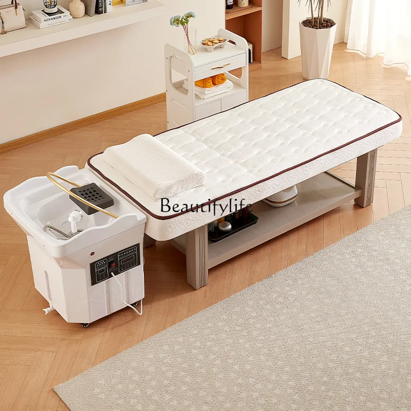 เตียงเสริมความงามน้ํายางไม้เนื้อแข็งไฟฟ้า เตียงนวดกายภาพบําบัดระดับไฮเอนด์มีรู