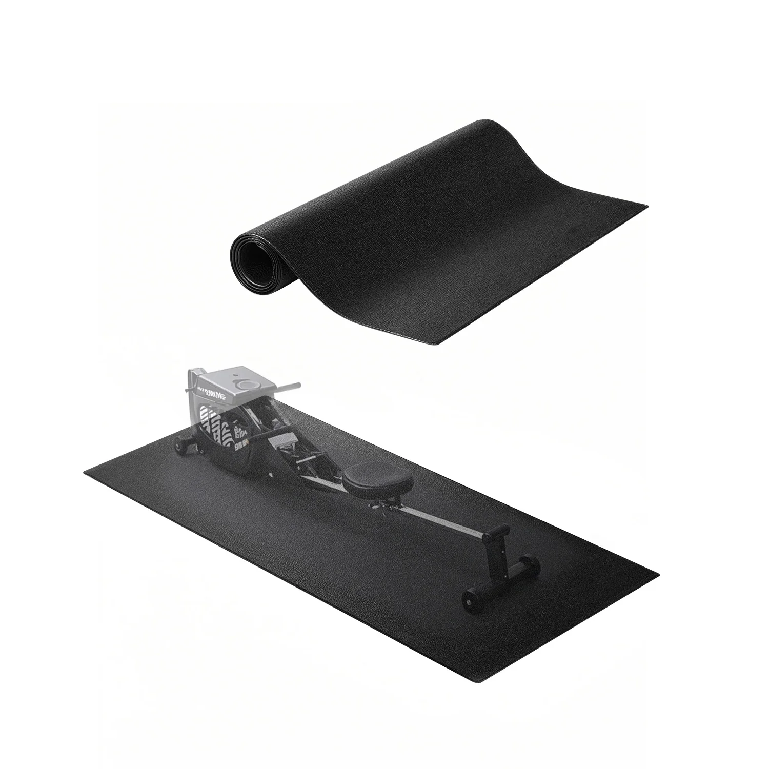 Tapis de protection SucceBuy pour tapis de course, équipement de fitness, tapis elliptique et tapis de marche, en PVC haute densité pour la maison