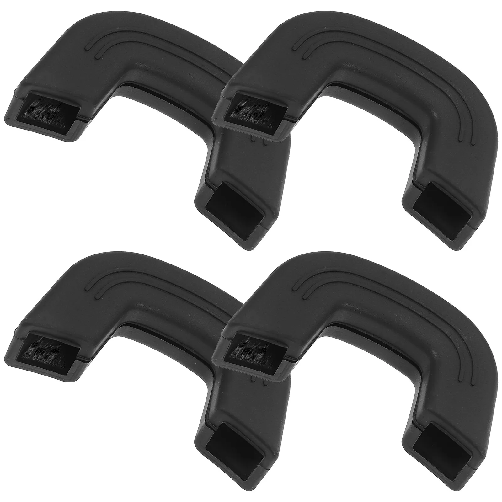 4Pcs Space-Saving Non-Slip Handle Protectors Heat-Resistant Anti-Scalding Pot Handle Covers for Cast Iron Stainless Steel
