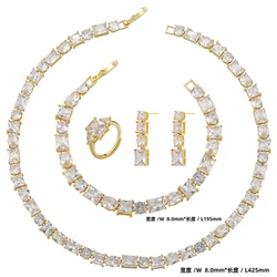 Luxury Necklace for Women White Stone Crystal Chokers, Trendy Men's Necklaces Jewelry New Year Gifts Wholesale:VL232